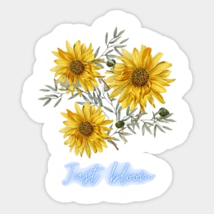 Just bloom Sticker